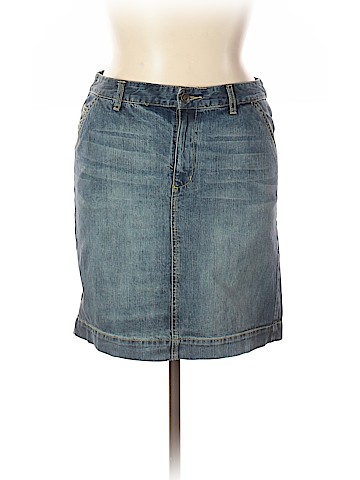 Merona Denim Skirt (view 1)