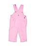 Carhartt 100% Cotton Solid Pink Overalls 12-18 MO / 18 MO - photo 1