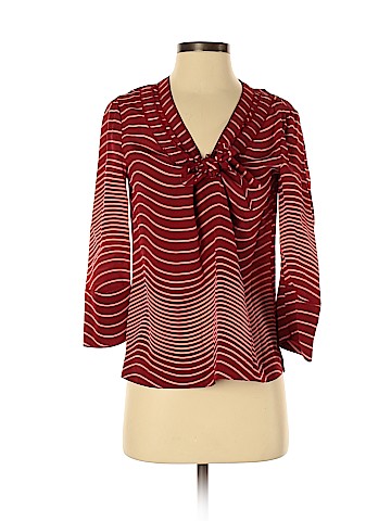 Tory Burch 3/4 Sleeve Silk Top (view 1)