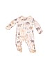 Carter's 100% Cotton White Long Sleeve Onesie Size Preemie - photo 1