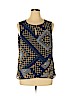 Roz & Ali 100% Polyester Yellow Sleeveless Blouse Size XL - photo 1