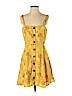 Lulu's 100% Rayon Yellow Casual Dress Size S - photo 1