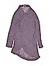 Soprano Solid Purple Cardigan Size 14 - photo 1