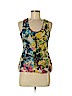 Sachin + Babi 100% Silk Yellow Sleeveless Silk Top Size M - photo 1