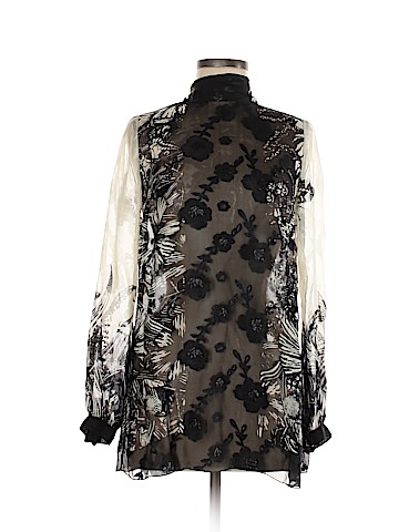 Anna Sui Long Sleeve Silk Top (view 1)