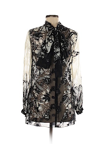 Anna Sui Long Sleeve Silk Top (view 2)