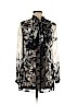 Anna Sui Black Long Sleeve Silk Top Size P (petite) - photo 2