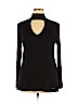 Ellen Tracy Black Long Sleeve Top Size XL - photo 1