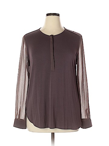 Ann Taylor LOFT Outlet Long Sleeve Top (view 1)