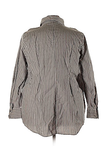 Lane Bryant Long Sleeve Button-Down Shirt (view 2)