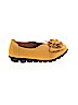 Unbranded 100% Leather Yellow Flats Size EU 40 - photo 1