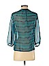 Ann Taylor LOFT 100% Polyester Blue 3/4 Sleeve Blouse Size S (petite) - photo 2