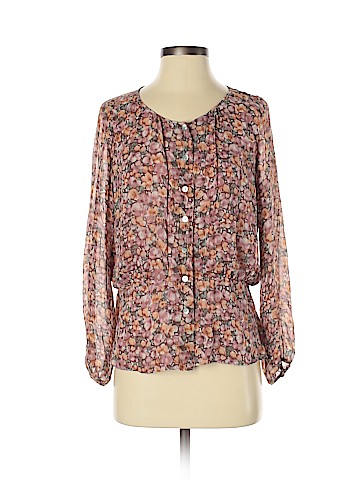 Calypso St. Barth Long Sleeve Silk Top (view 1)