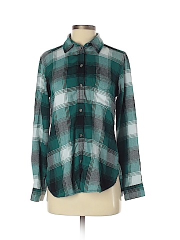 American Eagle Outfitters Long Sleeve Button-Down Shirt (view 1)