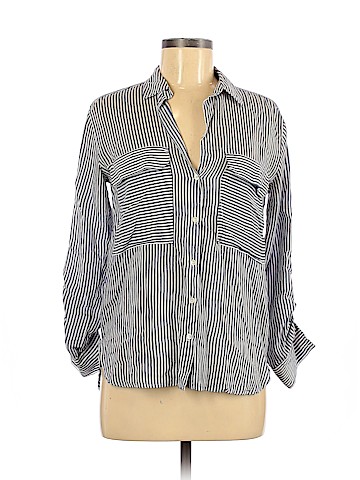 Zara Long Sleeve Button-Down Shirt (view 1)