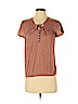 Ann Taylor LOFT Brown Short Sleeve Top Size S (petite) - photo 1