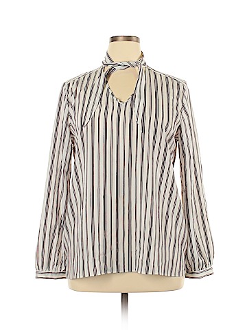 Ann Taylor Factory Long Sleeve Blouse (view 1)