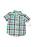 Carter's 100% Cotton Blue Short Sleeve Button-Down Shirt 12-18 MO / 18 MO - photo 1