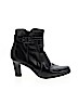 Etienne Aigner 100% Leather Black Ankle Boots Size 8 - photo 1
