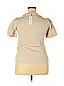 Jessica Robertson by Roole 100% Cotton Tan Short Sleeve Button-Down Shirt Size 2XL - photo 2