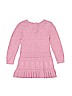 Savannah 100% Cotton Solid Pink Dress Size 2T - photo 2