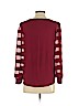 Ann Taylor LOFT 100% Polyester Burgundy Long Sleeve Blouse Size S (petite) - photo 2