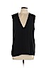 Alice + Olivia 100% Polyester Black Sleeveless Blouse Size L - photo 1