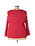 Lucky Brand Red Pullover Sweater Size 3X - photo 2