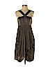 Alice + Olivia 100% Silk Tan Cocktail Dress Size S - photo 1