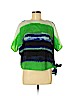 MICHAEL Michael Kors 100% Polyester Green Short Sleeve Blouse Size M (petite) - photo 1