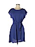 Rebecca Taylor 100% Polyester Blue Casual Dress Size 6 - photo 1