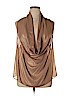 FASHION TO FIGURE 100% Cotton Tan Sleeveless Blouse Size 2X - photo 1