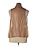 FASHION TO FIGURE 100% Cotton Tan Sleeveless Blouse Size 2X - photo 2