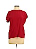 Jones New York 100% Silk Red Short Sleeve Silk Top Size 6 (petite) - photo 1