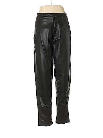 Zara Faux Leather Pants (view 1)