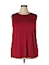J.jill Red Sleeveless T-Shirt Size 2X - photo 1