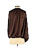 ABS Collection 100% Silk Brown Short Sleeve Silk Top Size P (petite) - photo 2