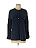 Theory 100% Silk Blue Long Sleeve Silk Top Size S - photo 1