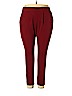 Boohoo Boutique Burgundy Casual Pants Size 18 - photo 1