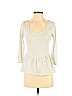Xhilaration Ivory 3/4 Sleeve T-Shirt Size S (petite) - photo 1