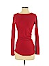 MICHAEL Michael Kors 100% Polyester Red Long Sleeve Top Size XS - photo 1