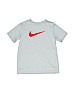 Nike 100% Polyester Gray Active T-Shirt Size L (youth) - photo 1
