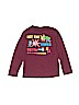 Marvel 100% Cotton Burgundy Long Sleeve T-Shirt Size S (youth) - photo 1