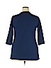 Torrid Blue 3/4 Sleeve Top Size 3X Plus (3) - photo 2
