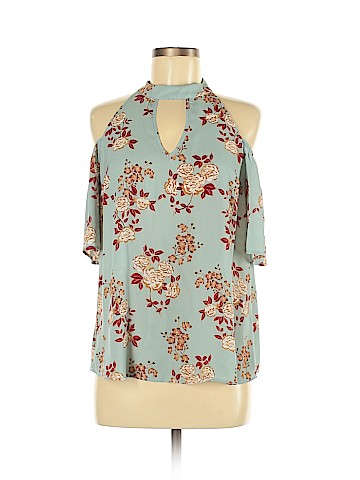 Pink Rose Sleeveless Blouse (view 1)