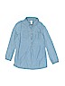 Carter's 100% Cotton Blue Long Sleeve Button-Down Shirt Size 8 - photo 1