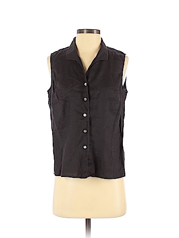 Ann Taylor Sleeveless Button-Down Shirt (view 1)