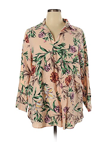 Cynthia Rowley TJX 3/4 Sleeve Blouse (view 1)