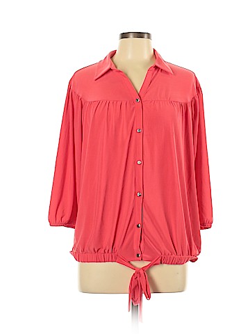 NY Collection 3/4 Sleeve Blouse (view 1)