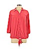 NY Collection Orange 3/4 Sleeve Blouse Size XL (petite) - photo 1